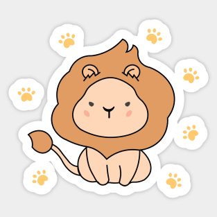 Cute Lion Sticker